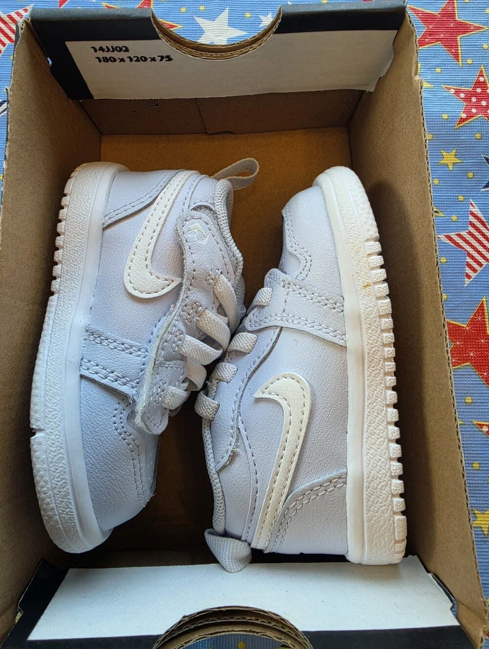 Nike Baby Jordan 1 Low ALT Cobalt Bliss Neutral Grey White